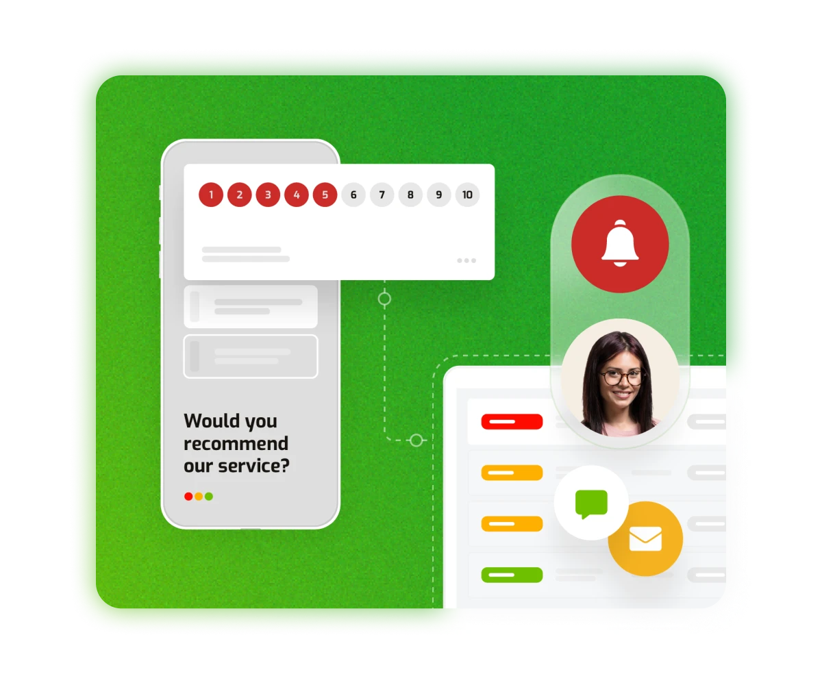 Alertas automáticas de Feedback